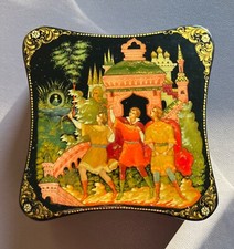PALEKH RUSSIAN LACQUER BOX THE FROG PRINCESS