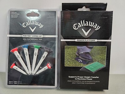 Callaway Par-Tee Combo Set & Power Platform Both for one low price