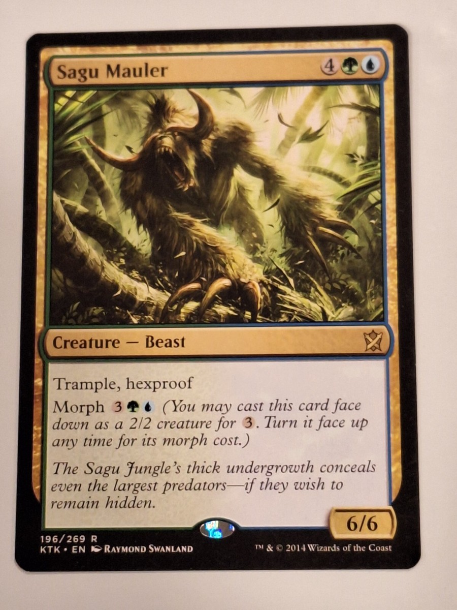 mtg khans of tarkir card prices Sagu Mauler