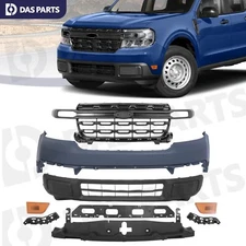 For 2022-2024 Ford Maverick Upper Lower Bumper Cover Grille Radiator Bracket Set