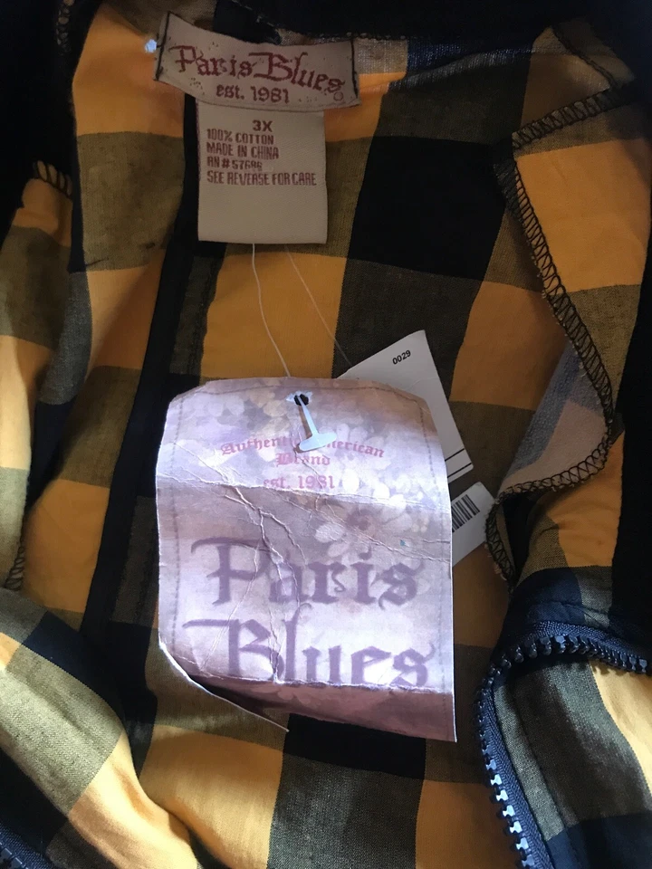 Blazer Paris Blues para mujer manga larga con cremallera. Talla 3xl Foto 3 de 4