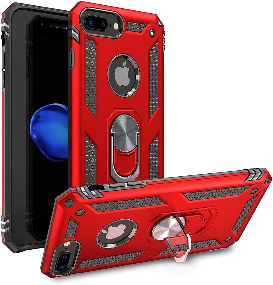 Shockproof Ring Case For iPhone 16 15 14 13 12 11 Pro Xr Xs Max 8 7 ...