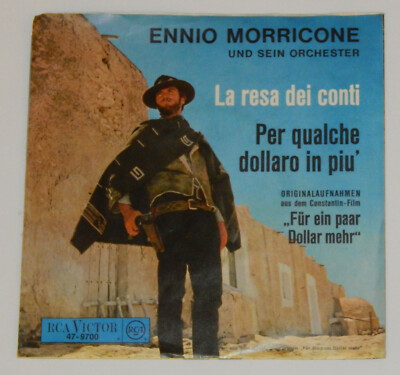 Ennio Morricone La resa dei conti für ein paar Dollar mehr Single Schallplatte