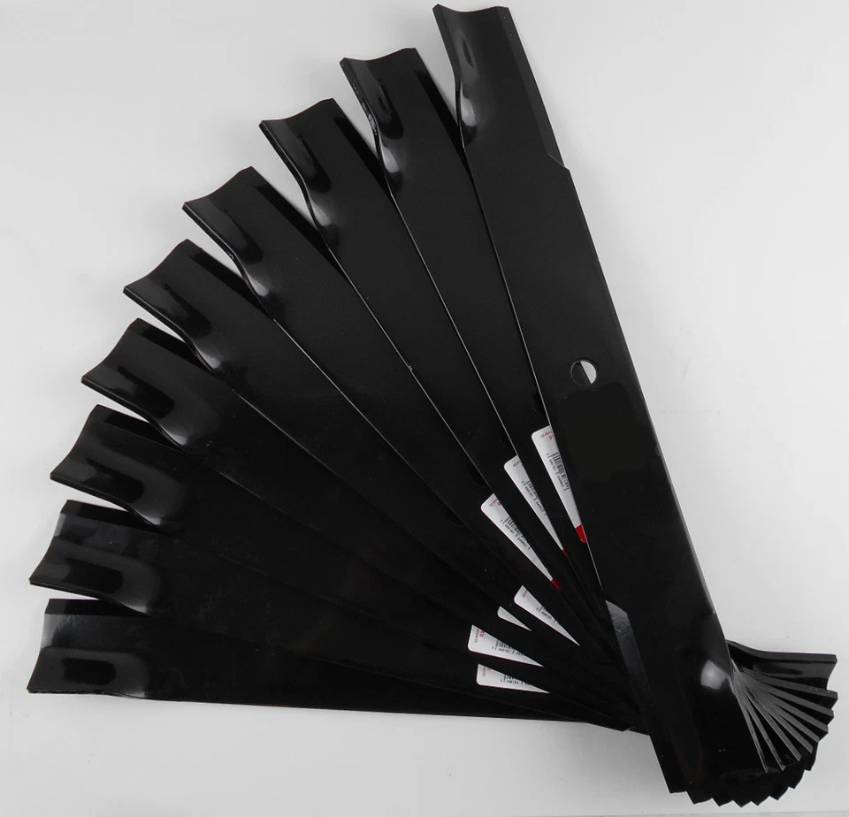 9 PK DIXIE CHOPPER 60" CUT HEAVY DUTY MOWER BLADES 30227-60 30227-60V 30227-60H - Image 1 of 1