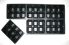 Seed Starting Tray Insert, 180 Deep Cells, Growing Supply, Propagation = 5 Trays