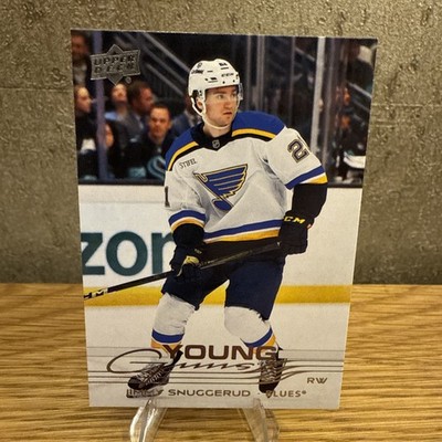 2025-26 Upper Deck Series 1 Hockey Young Guns #207 Jimmy Snuggerud St. Louis 