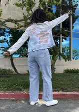 TAYLOR SWIFT You  re Being Too Loud You Need To Calm Down Upcycled Denim Jacket M