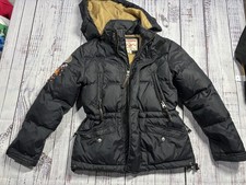 Girls True Religion Puffer Jacket Sz 8 With Hood Winter Coat 1202