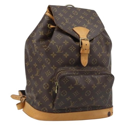 LOUIS VUITTON Monogram Montsouris GM Backpack M51135 LV Auth ARZ520A