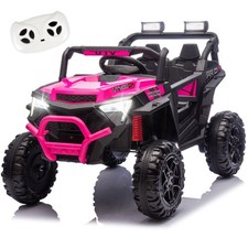24V Kids Electric Car Ride On Toy UTV w/Remote,Power Wheels Truck for Boys Girls