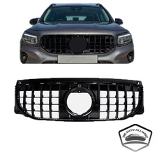 For MERCEDES BENZ X247 GLB 2024+ BLACK GT FRONT GRILL BUMPER MESH GRILLE