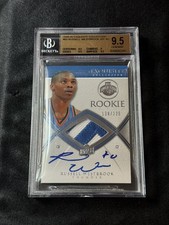 BGS 9.5 Russell Westbrook 2008-09 UD Exquisite Collection #/225 Rookie Auto RPA