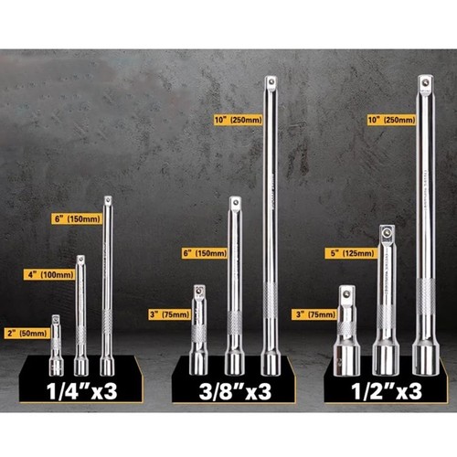 Barre D'Extension Wobble 300Mm Avec Anneau Strié À Ressort 16740