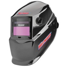WESTWARD 33N556 Auto Dark Welding Helmet,4,9-13,Black 33N556