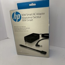 Genuine OEM HP 90W SMART AC Adapter G6F43AA ABA Converts 4.5mm - 7.4mm Connector