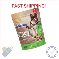 Nutri Bites Freeze Dried Beef Liver Dog & Cat Treats, Single Ingredient