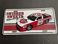 25 Swisher Sweets Racing License Plate Booster vintage NASCAR original wrap