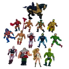 Vintage 1980's Mattel He-Man Masters of the Universe Action Figure Toy Lot