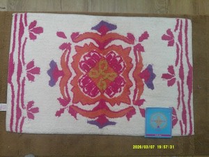 TRACY REESE new with tags SPICE MARKET vintage rug  20x30 100% cotton