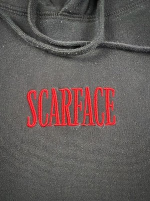 Shoe Palace x Scarface The World Is Yours Graphic Hoodie Large. A