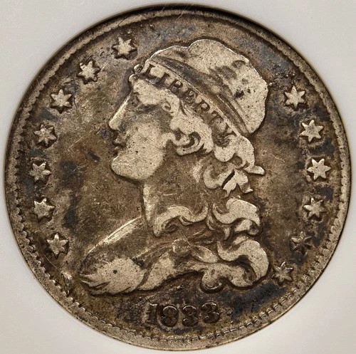 1833-P Capped Bust Quarter — photo from another recent sale