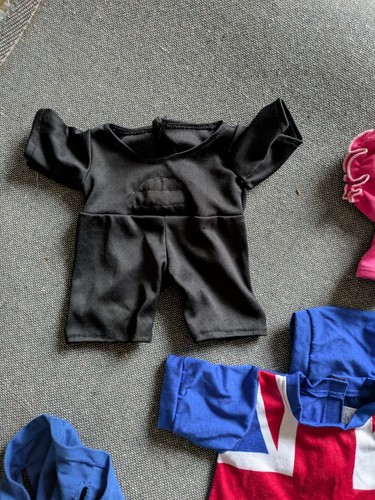 Build A Bear Clothes Bundle - Tops, Bottoms, Union Jack, Cheerleader, Sports BAB - Picture 10 of 10