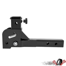 2" Folding Trailer Hitch Mount Shank Adapter foldable Cargo Wheelchair Carrier