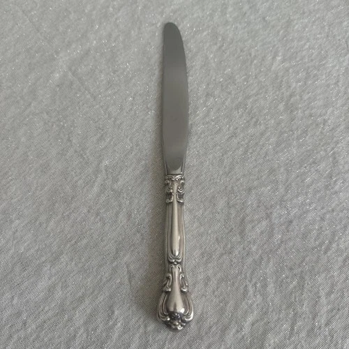 Gorham Chantilly Sterling Handle Stainless Blade Dinner Knife No Monogram