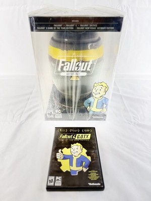 Fallout Anthology (PC, 2015) Mini Nuke CIB New Sealed + Fallout 4 GOTY Edition