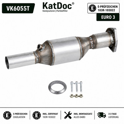   Katalysator VW Golf IV Cabriolet 2.0 Euro 3