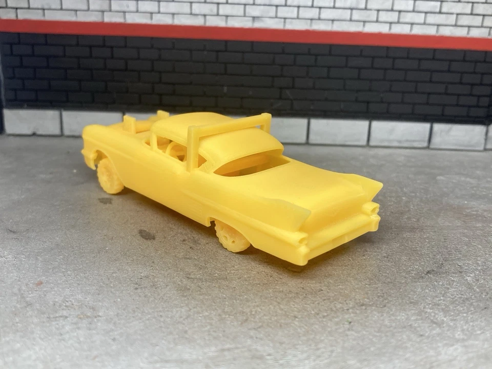 Coche de demostración Cadillac Demolition Derby 1958 impreso en 3D 1/64 para diorama diecast Foto 3 de 4