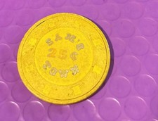 Sam s Town Casino Las Vegas Nevada 25 Cent Chip .25 Casino Chip