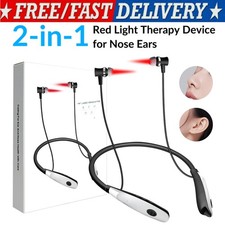 Tinnitus Relief Earplug Nose Nasal Rhinitis Red Light Cold Laser Therapy Device