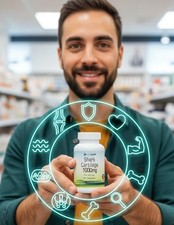 Shark Cartilage Capsules 1000 mg Serving - Extra Strength Caps