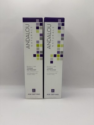 Andalou Naturals Toning Refresher 6 Fl Oz Pack Of 2