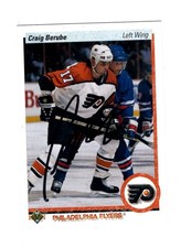 1990-91 Upper Deck Craig Berube #450 In Person Auto