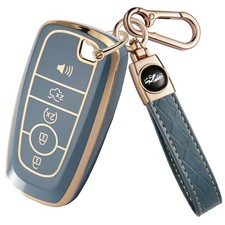Soft TPU for Ford Key Fob Cover with Keychain, Key Case Shell Full Protection...