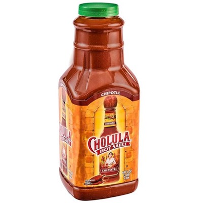 Chipotle Hot Sauce 64 fl oz - Bold Flavor for Wings, Burgers, Hummus & More