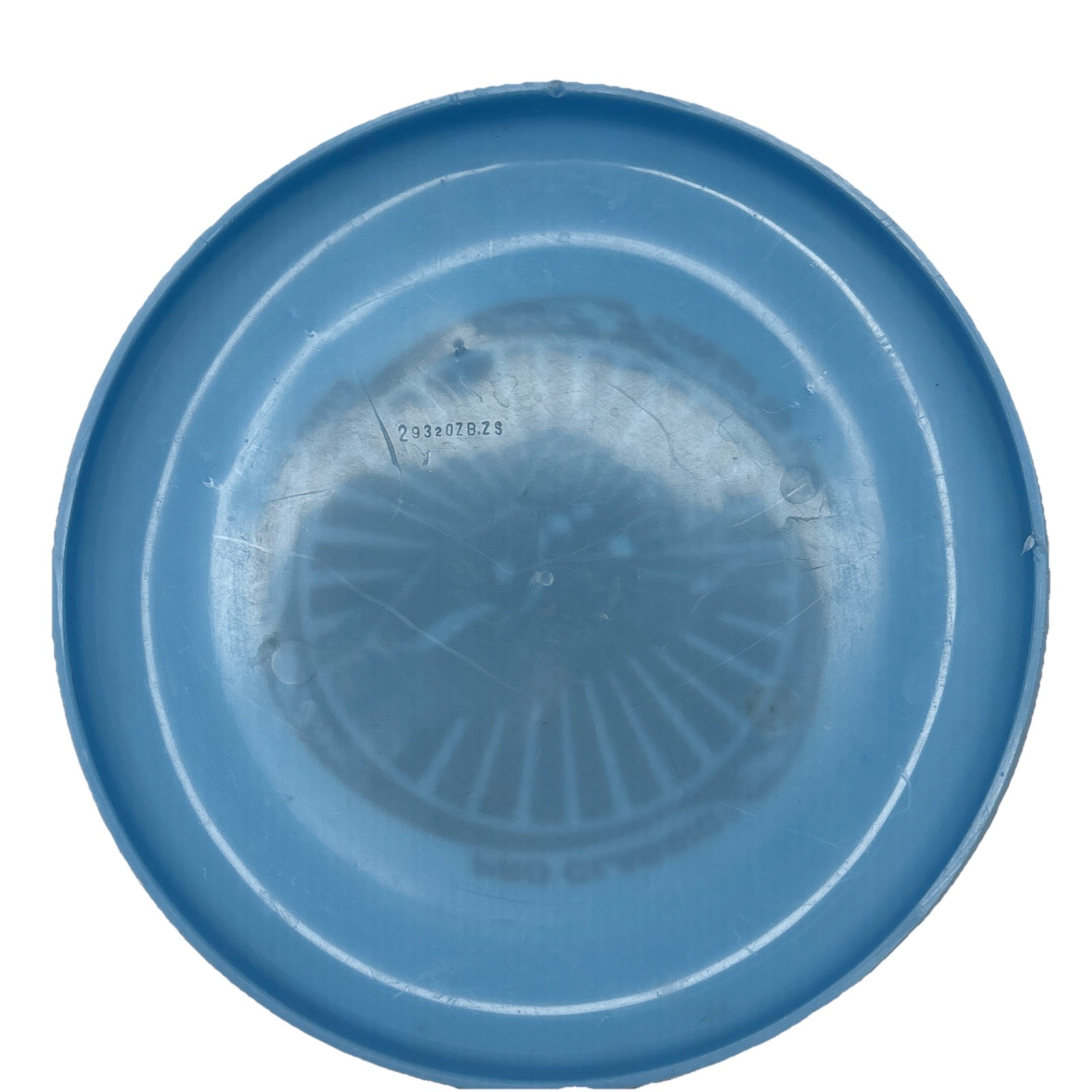 Wham-O Pro-Classic Metal Hand Frisbee Disc Blue Hang Loose Sign Blue Black Devil