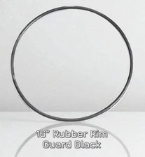 16” Rubber Rim Hoop Guard Protector for Roland Alesis or Acoustic Drum