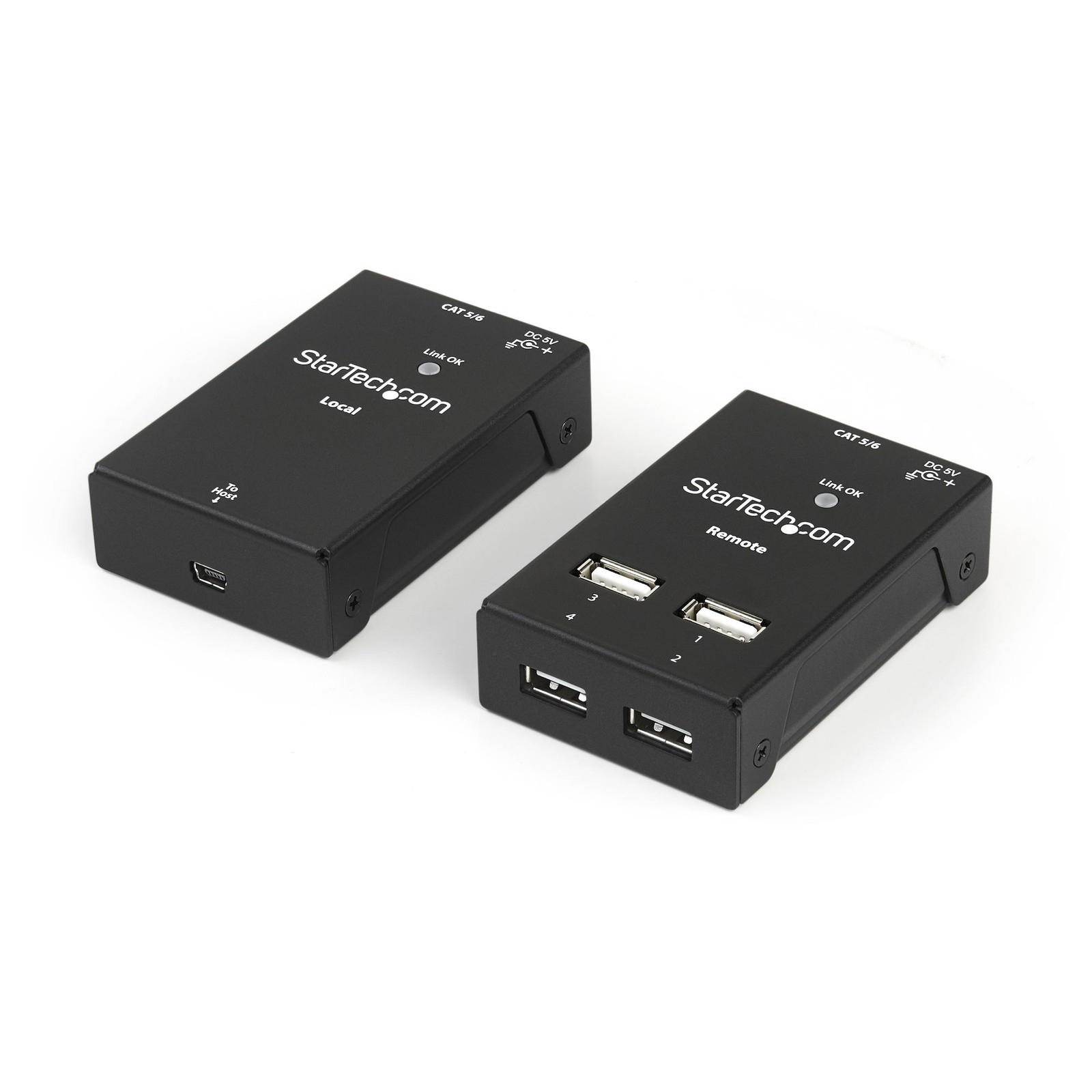 Startech .Com Prolunga/Extender Usb 2.0 A 4 Porte Via Cat5 O Cat6 - Estensore Usb2.0 Via Cavo Cat5/Cat6 Fino A 40M - Usb2004extv - Immagine 2