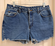 Vintage 90s Bill Blass Signature Fit Acid Wash Denim Cutoff Shorts Size 10