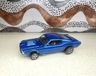 🔥 Hot Wheels Redline Blue Custom Mustang! NEAR MINT!