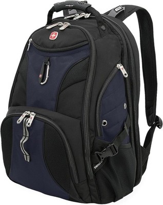 SwissGear 1900 Scansmart TSA 17 Laptop Backpack, 19-Inch, Blue/Black 