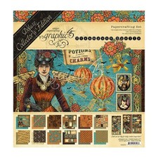 Graphic 45 Steampunk Spells Deluxe Collectors Edition Set Vintage Halloween Look