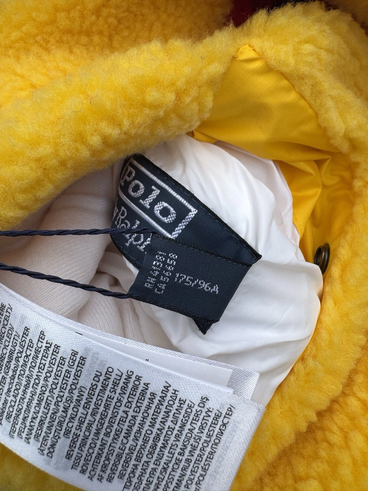 Polo Ralph Lauren Sun Valley Colorblock Sherpa Full Zip Puffer Jacket M - product detail image 15