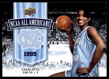 2010-11 Upper Deck North Carolina Tar Heels All American Charlotte Smith #116