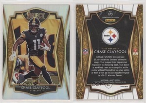 2020 Panini Select Premier Level Silver Prizm Chase Claypool #170 Rookie RC