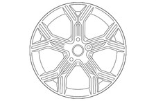 Genuine Kia Wheel Alloy 52910-j5210 Genuine Kia Wheel Alloy 52910-j5210
