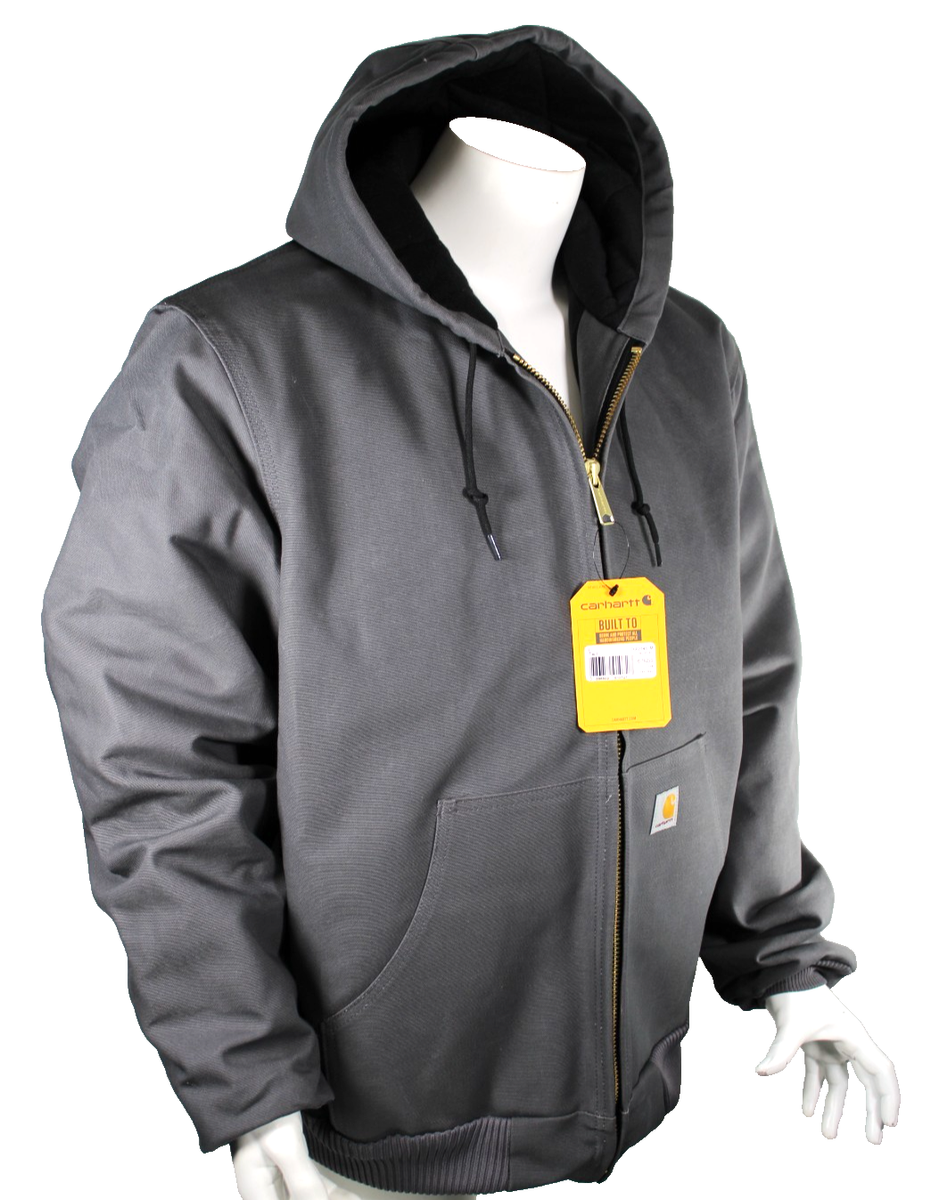 NWT CARHARTT J140 Men's XL Tall Gray Hooded Warmest Insulated